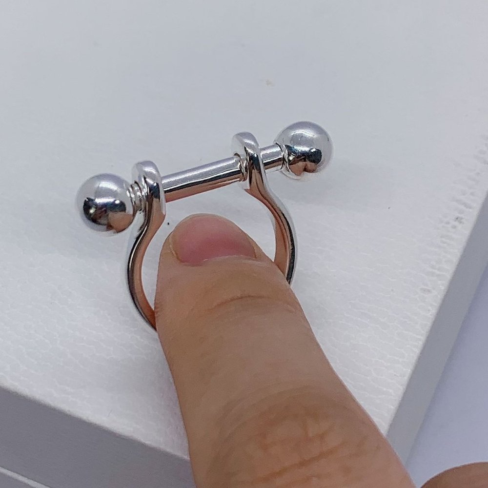UNO de 50 Ring PICK 1 RING a fun little ball Unisex Ring Jewelry Silver-Plated